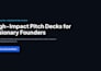 design a professional canva pitch deck and presentation